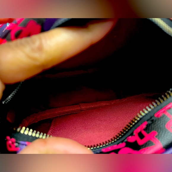 Multi-Color Graffiti Print PU Leather belt Bag - Picture 3 of 3